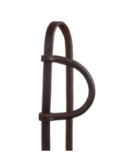 SINGLE BRASS BUCKLE ONE EAR WESTERN BRIDLE
