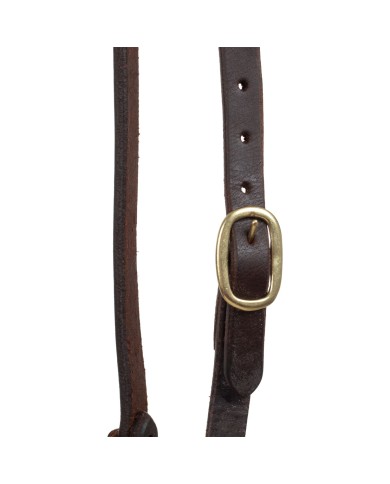 SINGLE BRASS BUCKLE ONE EAR WESTERN BRIDLE