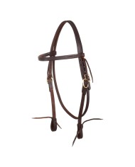 WESTERN TIE ENDS BROWBAND BRIDLE