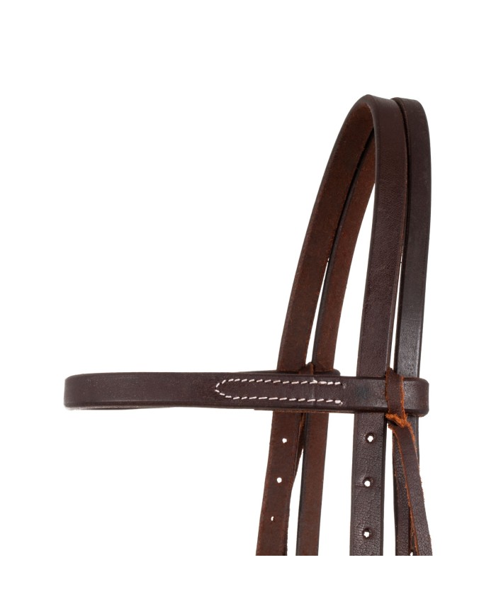 WESTERN TIE ENDS BROWBAND BRIDLE