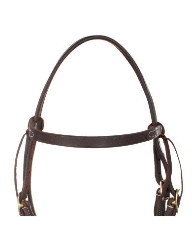 WESTERN TIE ENDS BROWBAND BRIDLE