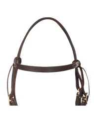 WESTERN TIE ENDS BROWBAND BRIDLE