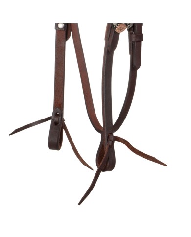 WESTERN FANCY GERMAN SILVER BUCKELS BRIDLE