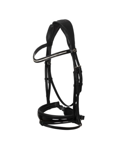 IMPRESSIONE HANNOVERIAN PULL BACK NOSEBAND ANATOMIC LEATHER BRIDLE