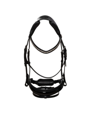 IMPRESSIONE HANNOVERIAN PULL BACK NOSEBAND ANATOMIC LEATHER BRIDLE