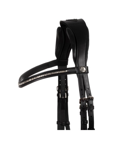IMPRESSIONE HANNOVERIAN PULL BACK NOSEBAND ANATOMIC LEATHER BRIDLE