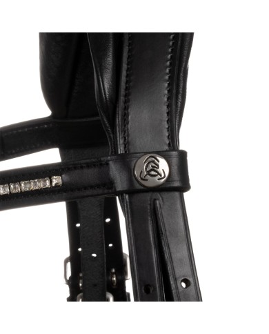 IMPRESSIONE HANNOVERIAN PULL BACK NOSEBAND ANATOMIC LEATHER BRIDLE