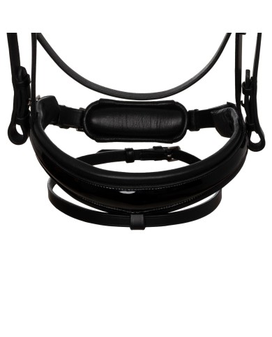 IMPRESSIONE HANNOVERIAN PULL BACK NOSEBAND ANATOMIC LEATHER BRIDLE