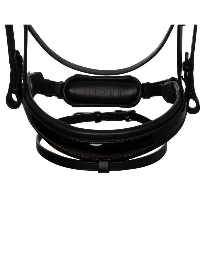IMPRESSIONE HANNOVERIAN PULL BACK NOSEBAND ANATOMIC LEATHER BRIDLE