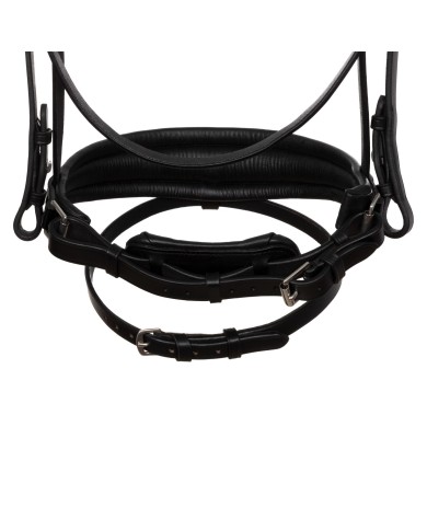 IMPRESSIONE HANNOVERIAN PULL BACK NOSEBAND ANATOMIC LEATHER BRIDLE