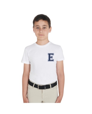 BOY S EQUESTRO MONOGRAM COTTON T-SHIRT