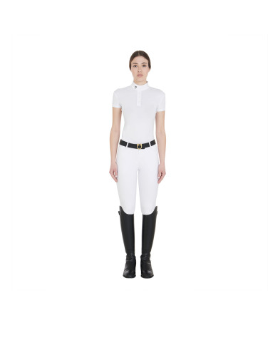 Polo donna da concorso slim fit colletto coreano Polo donna da concorso slim fit colletto coreano