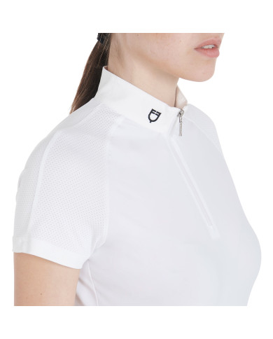 Polo donna da concorso slim fit elasticizzata Polo donna da concorso slim fit elasticizzata