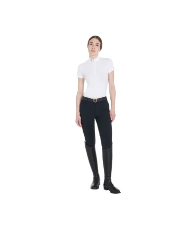 Polo donna da concorso slim fit elasticizzata Polo donna da concorso slim fit elasticizzata