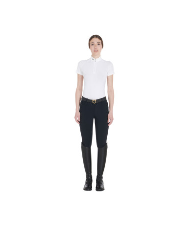 Polo donna da concorso slim fit elasticizzata Polo donna da concorso slim fit elasticizzata