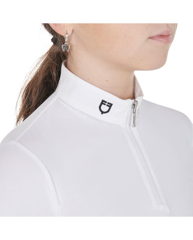 Polo bambina da concorso slim fit anti raggi UV Polo bambina da concorso slim fit anti raggi UV