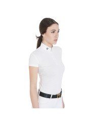 POLO DONNA DA CONCORSO SLIM FIT MICROFORATA (CAMPIONARIO/SHOOTING)