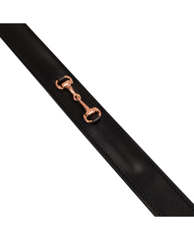 Cintura inglese con dettagli filetti rose gold Cintura inglese con dettagli filetti rose gold