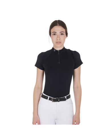 Cintura in cuoio con ricami in bianco e nero Cintura in cuoio con ricami in bianco e nero