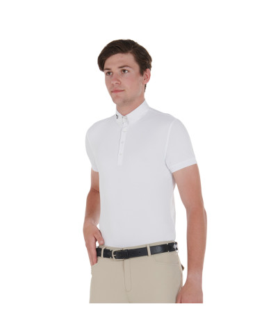 Cintura in cuoio con ricami in bianco e nero Cintura in cuoio con ricami in bianco e nero