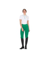 WOMEN S TECNO STRETCH TRAINING POLO SHIRT SS ZIP