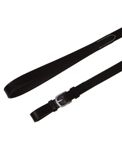LUNGHINA CUOIO CON CATENA SILVER