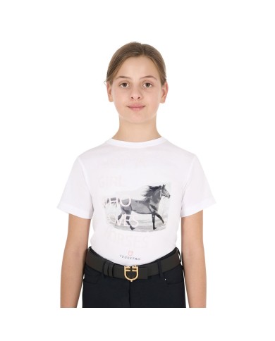 GIRL S HORSE LOVER COTTON T-SHIRT