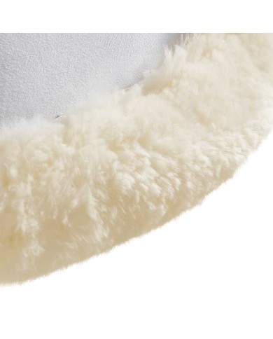 POCKET & MEMORY FOAM HALF PAD W/RISERS FULL SHEEPSKIN