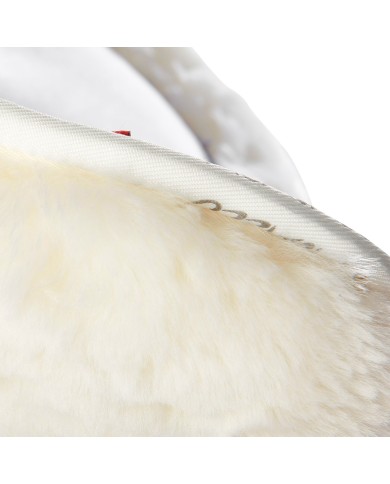 POCKET & MEMORY FOAM HALF PAD W/RISERS FULL SHEEPSKIN