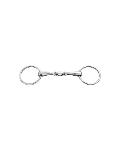 LOOSE RG. SNAFFLE ST.ST. 16MM DBL.J. W. 55MM ST.ST. RG.