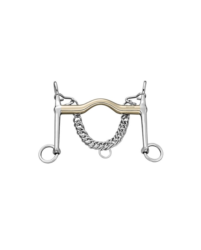 SPEC.DRESSAGE BIT SENSOG.16MM WITH 7CM ST.ST. CHEEKS