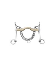 SPEC.DRESSAGE BIT SENSOG.16MM WITH 7CM ST.ST. CHEEKS