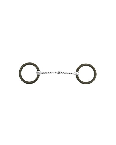 FILETTO WESTERN TORCIGLIONE INOX ANELLI BRUNITI POOL S