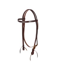 TESTIERA POOL S DIRITTA UNA FIBBIA OTTONE COLOR DARK BROWN