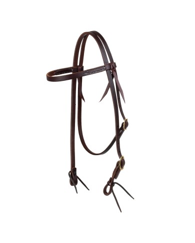 SINGLE ADJ BROWBAND WESTERN BRIDLE