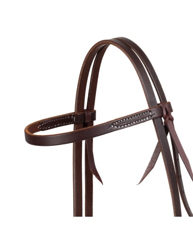 SINGLE ADJ BROWBAND WESTERN BRIDLE