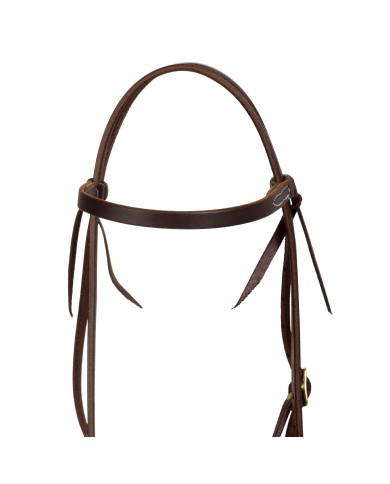 SINGLE ADJ BROWBAND WESTERN BRIDLE