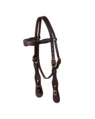 DARK OILED COWBOY HEADSTALL