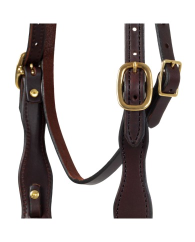 DARK OILED COWBOY HEADSTALL