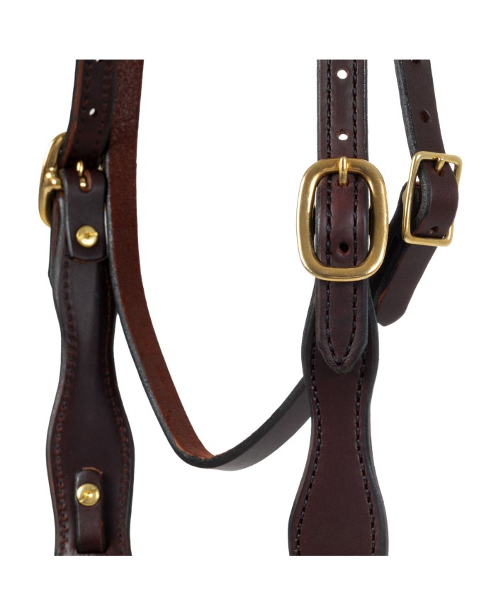 DARK OILED COWBOY HEADSTALL