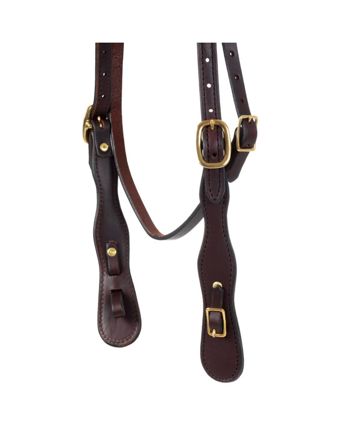 DARK OILED COWBOY HEADSTALL