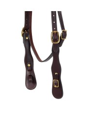 DARK OILED COWBOY HEADSTALL