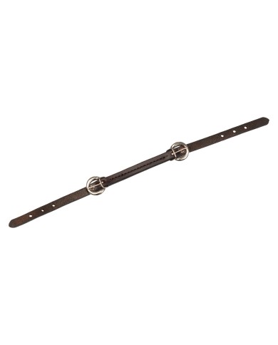 SEWN LEATHER CURB DARK OIL