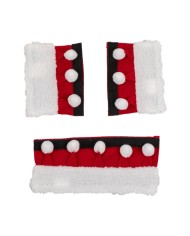 CHRISTMAS COLLECTION SET OF HALTER CHEEKS + NOSEBAND COVER