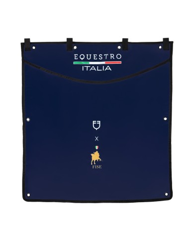 STABLE DRAPE WITH EMBROIDERED LOGO 135X130 EQUESTROxFISE