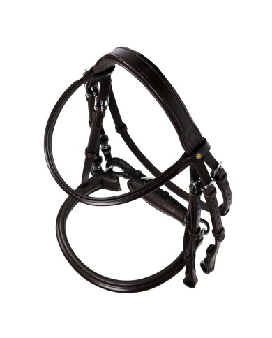 BRIGLIA DRESSAGE SENZA DOPPIE REDINI EVOLUTION SAGOMATA NEW