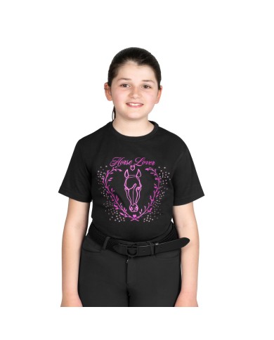 GIRL S HORSE LOVER COTTON T-SHIRT