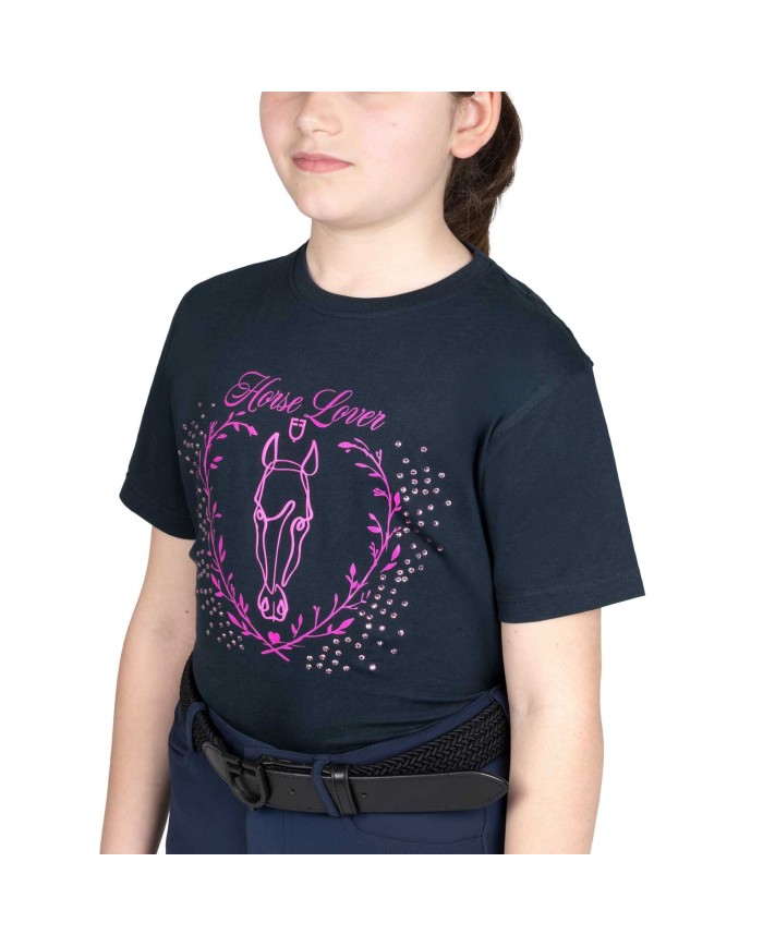 GIRL S HORSE LOVER COTTON T-SHIRT