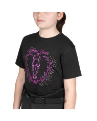 GIRL S HORSE LOVER COTTON T-SHIRT