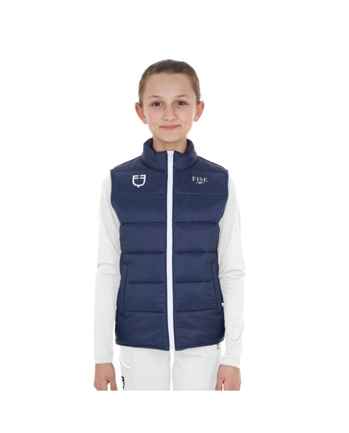 KID S DOWN VEST EQUESTROxFISE